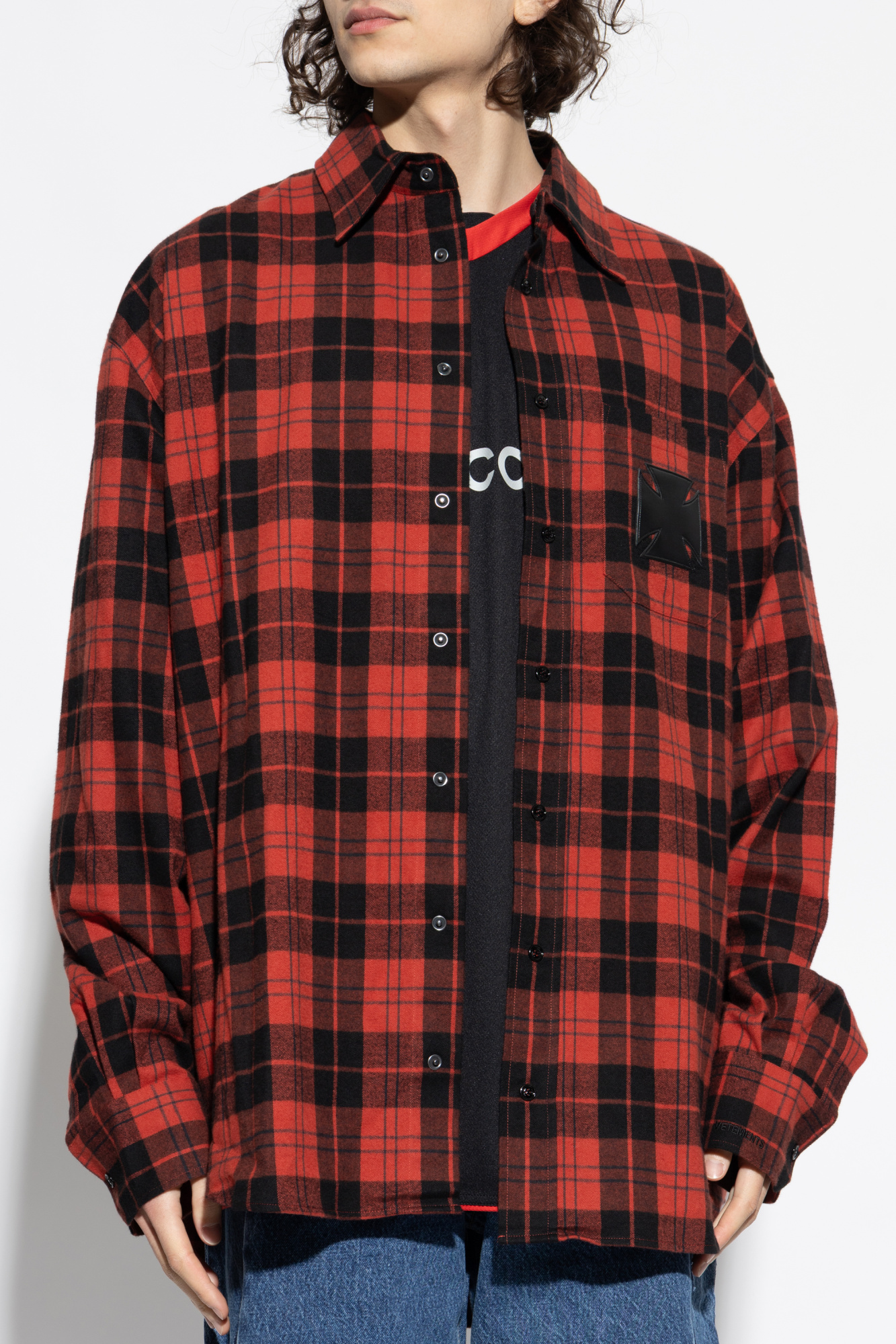 VETEMENTS Checked pattern shirt | Men's | Vitkac